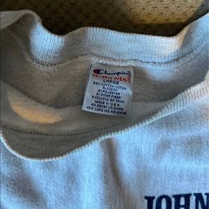 Vintage Champion Reverse Weave John Hopkins Crewneck